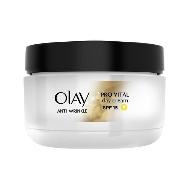 OLAY Anti Wrinkle Pro Vital Anti-Ageing Day Moisturiser SPF 15 50ml NZ - Bargain Chemist