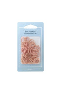 MAE Elastic Polybands Asst Neutrals 100
