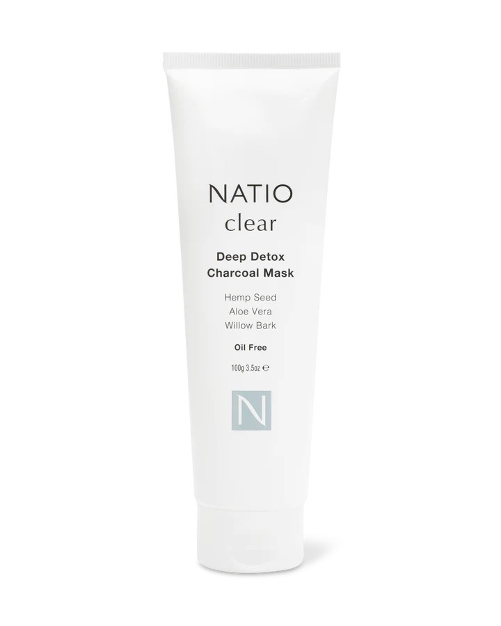 Natio Clear Deep Detox Charcoal Mask 100g