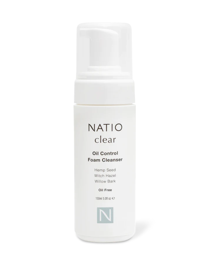 Natio Clear Oil Control Foam Cleanser 150ml