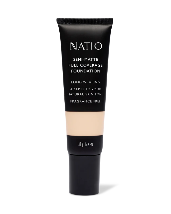 Natio Semi-Matte Full Coverage Foundation Shell 40g