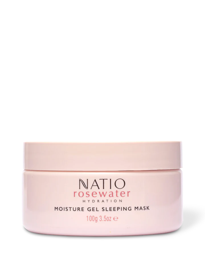 Natio Rosewater Moisture Gel Sleeping Mask 100g