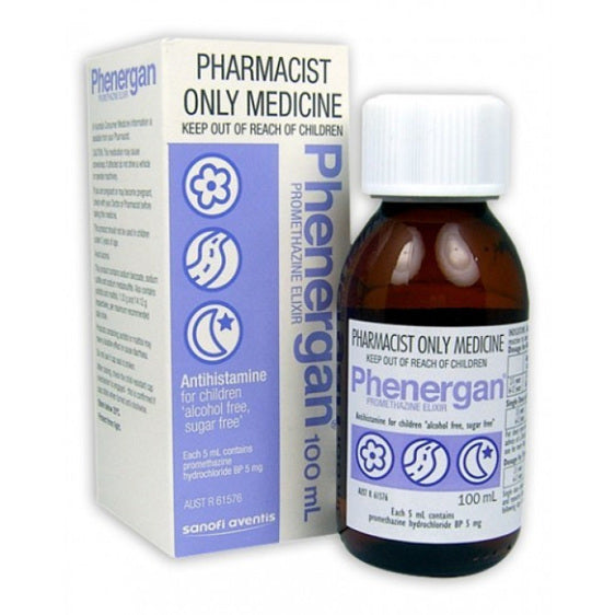 Phenergan Elixir Alcohol Free 100ml