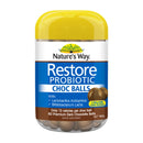 Nature's Way Restore Probiotic Choc Balls 60 Pack