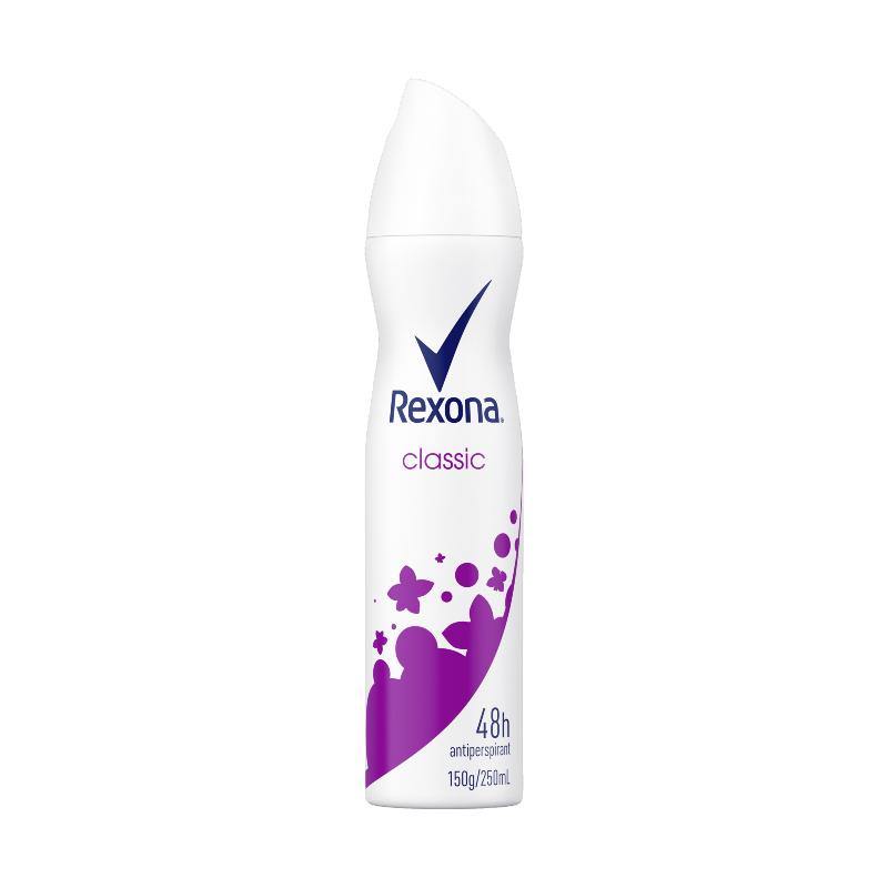 REXONA Women Antiperspirant Aerosol Deodorant Classic with Antibacterial Protection 250ml NZ - Bargain Chemist
