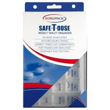 Surgipack Safe-T-Dose Tablet Organiser