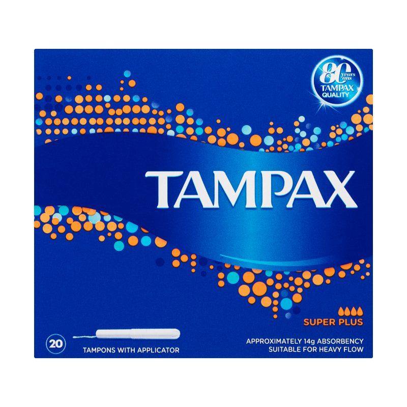 Tampax Super Plus Tampons 20 Pack NZ - Bargain Chemist