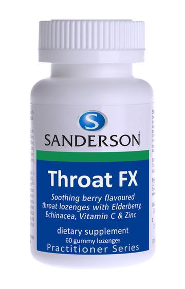 Sanderson Throat FX Gummy Lozenges 60 Pack