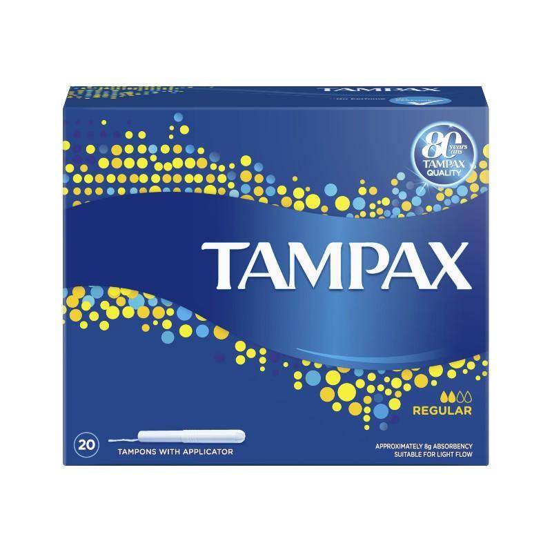 Tampax Regular Tampons 20 Pack NZ - Bargain Chemist