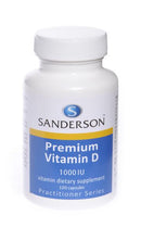 SANDERSON Vitamin D3 Supplement 1000IU caps 100s