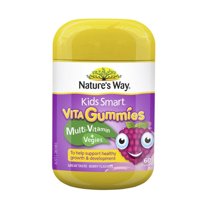 Nature's Way Kids Smart Vita Gummies Multi-Vitamin & Veges 60 Pack