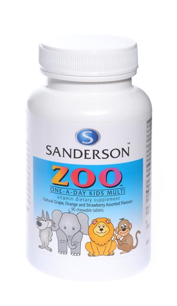Sanderson Zoo Kid's Multi Chewables 90 Tablets