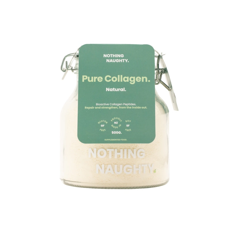 Nothing Naughty Pure Collagen Peptides Powder Natural Unflavoured 500g
